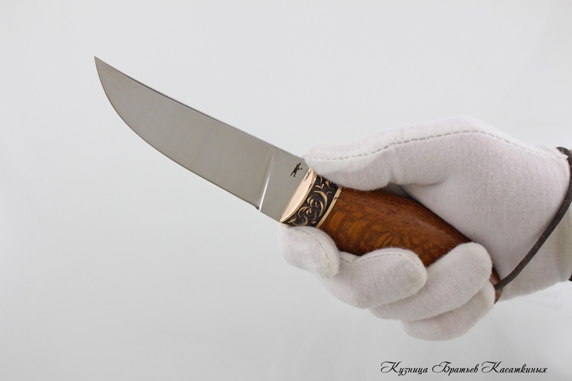 Нож "Скандинавский" Клинок 95х18. Рукоять бонза, дерево Лайсвуд.