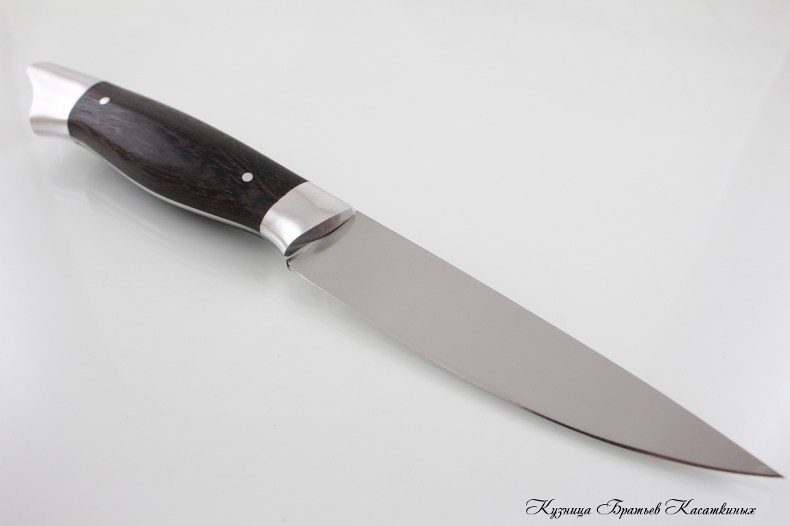 Кухонный нож серии "Рататуй" 130мм. Сталь 95х18. Рукоять дерево Венге. 
